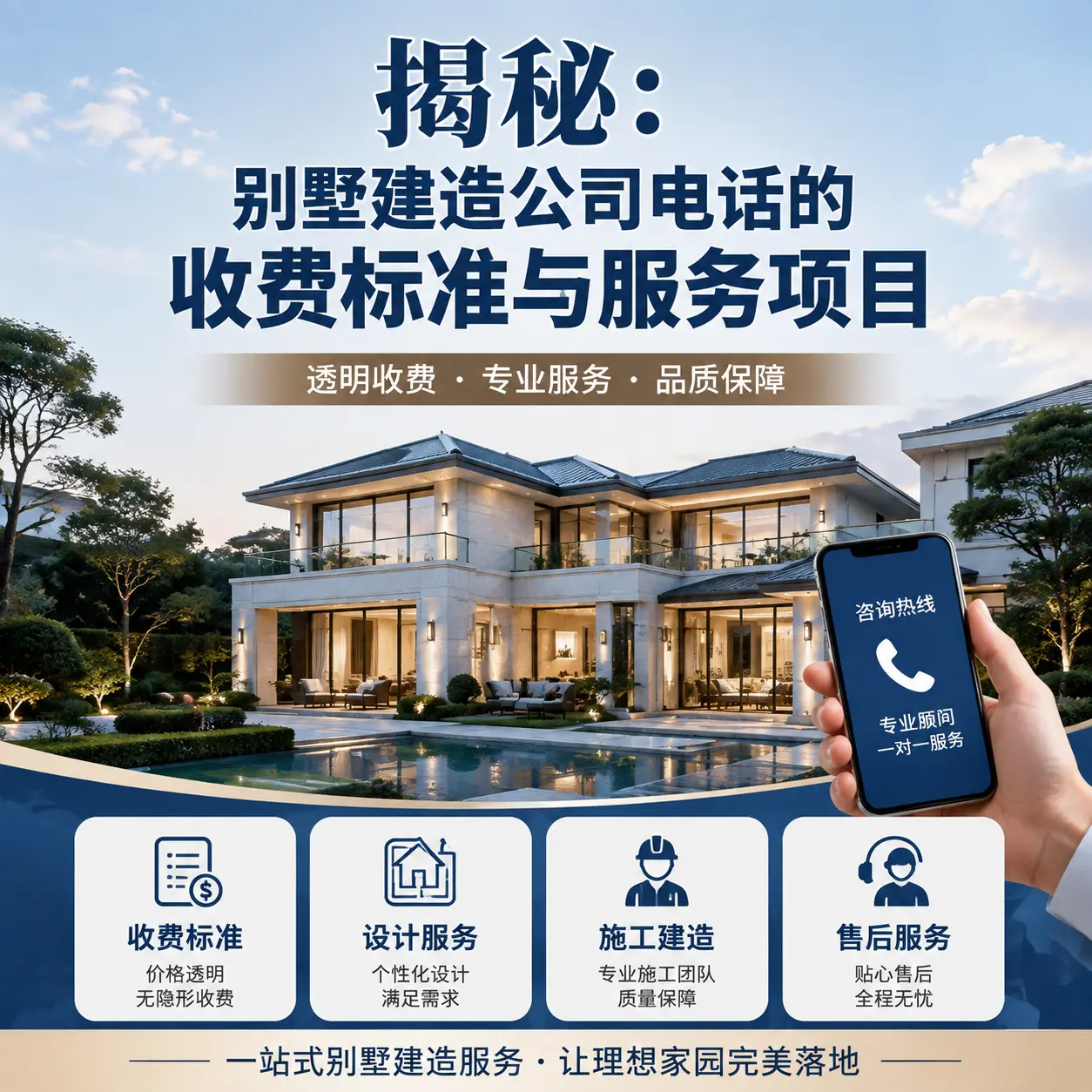 揭秘：松桃别墅建造公司电话的收费标准与服务项目