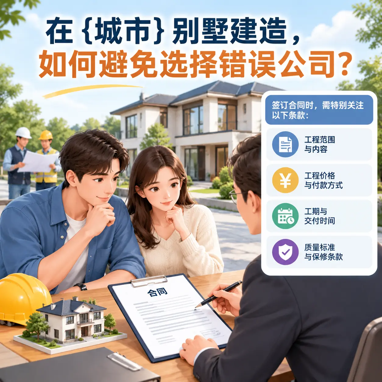 在 松桃 别墅建造，如何避免选择错误公司？
