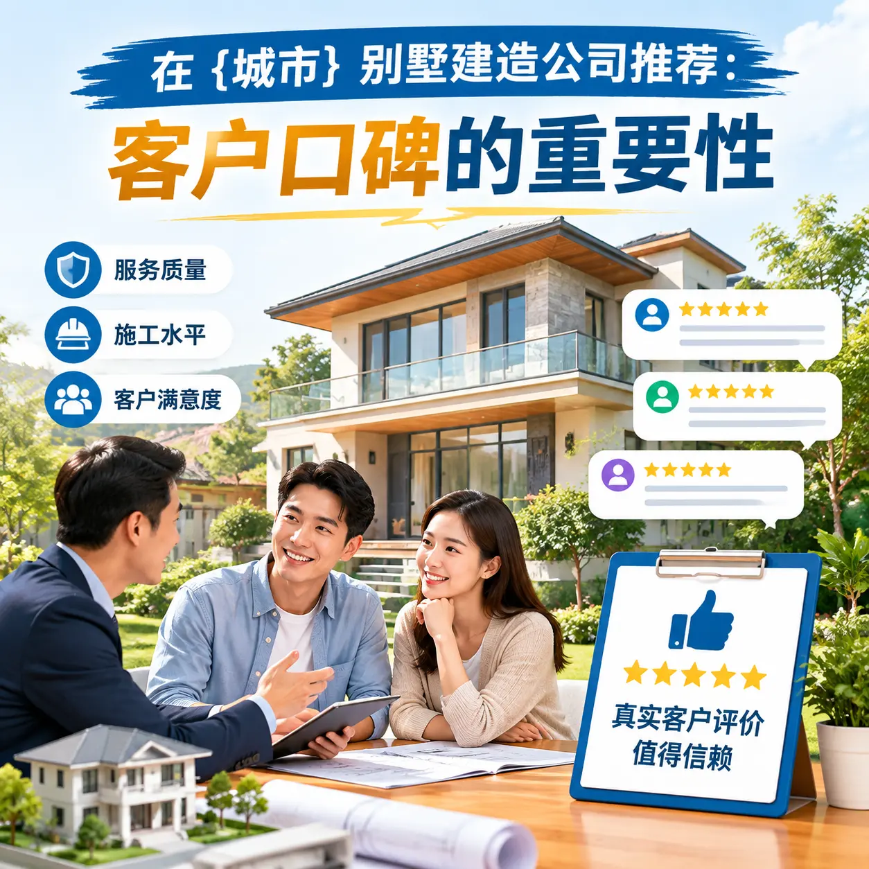 在 松桃 别墅建造公司推荐:客户口碑的重要性