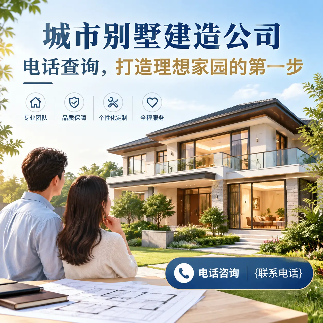 松桃别墅建造公司电话查询,打造理想家园的第一步