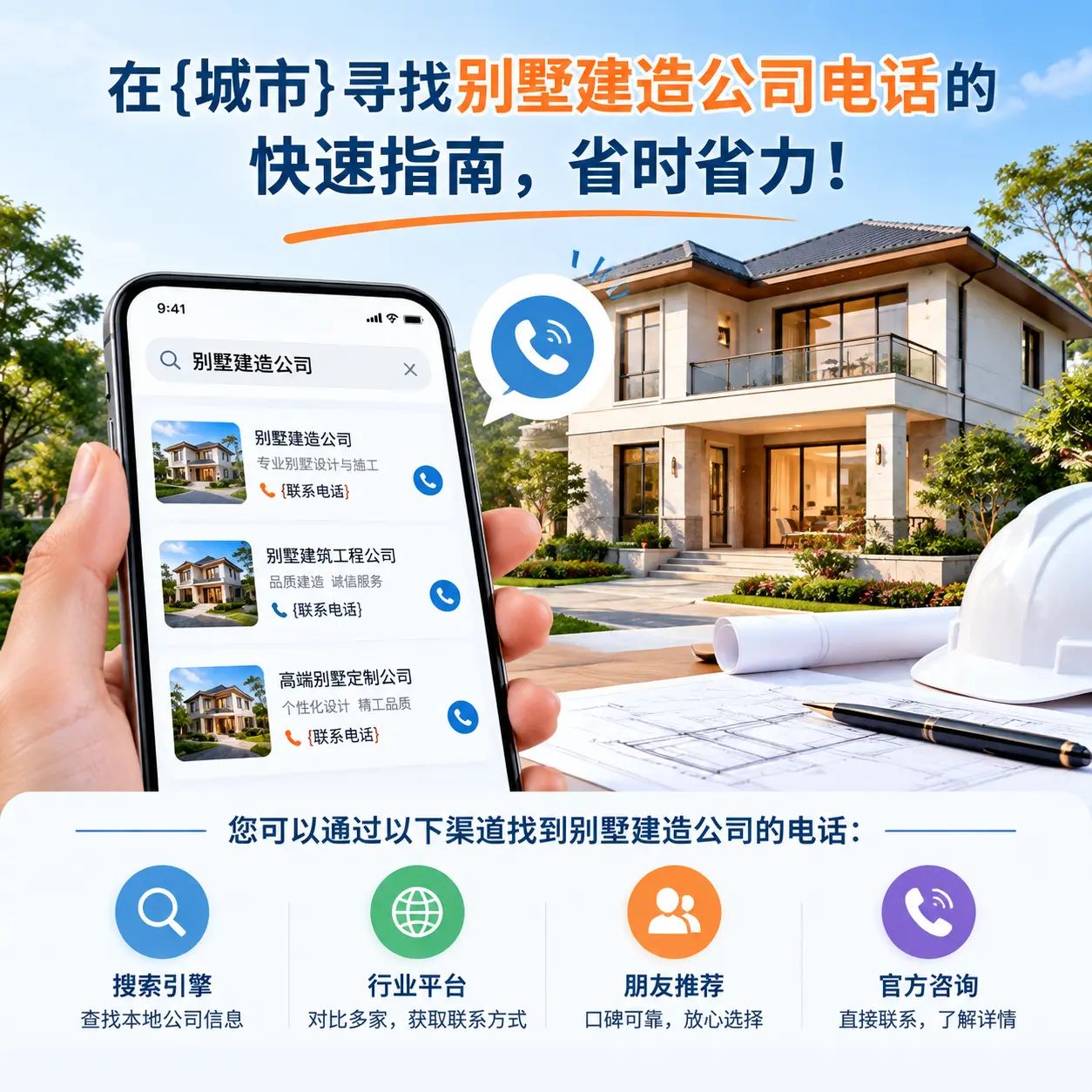 在松桃寻找别墅建造公司电话的快速指南,省时省力!
