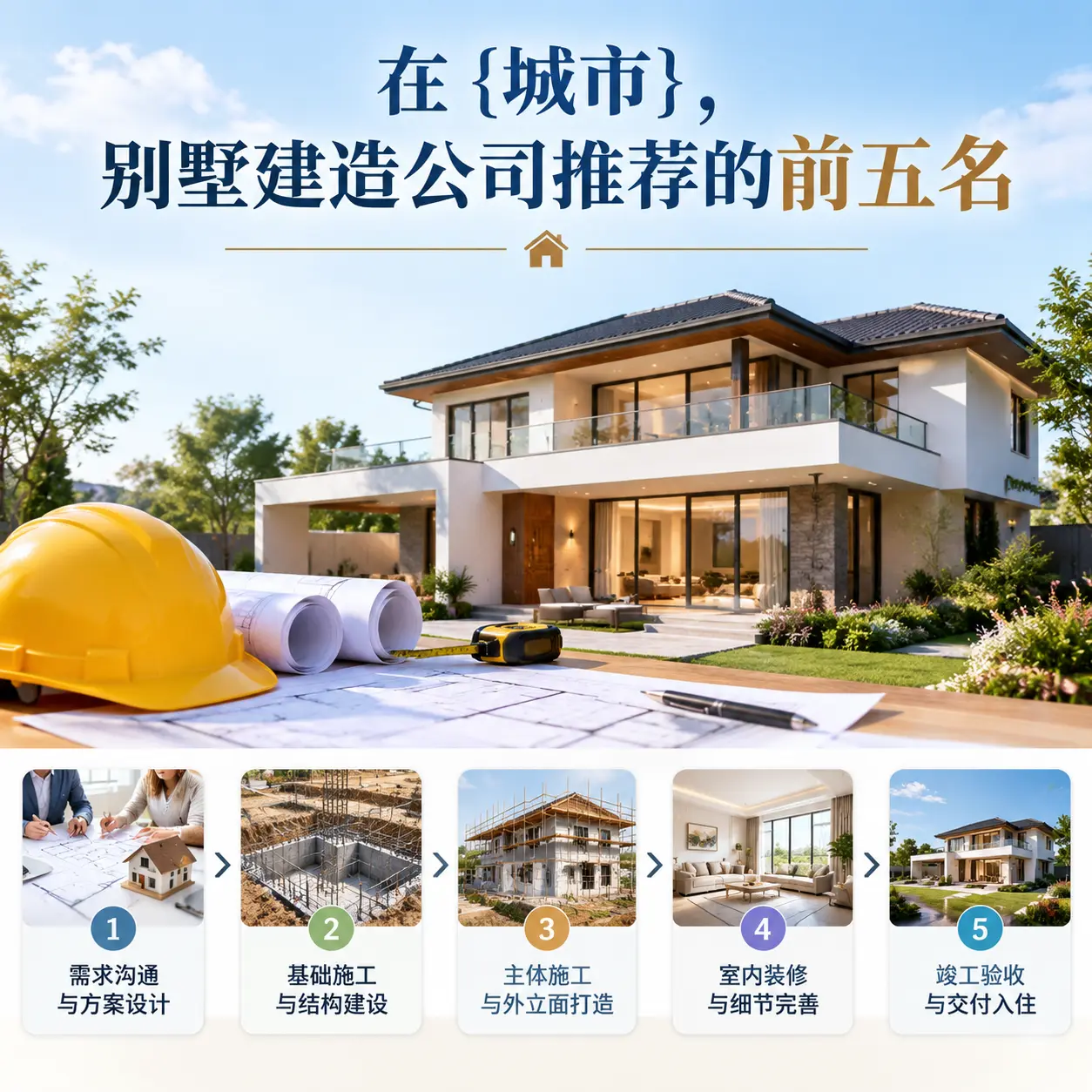 在 松桃，别墅建造公司推荐的前五名