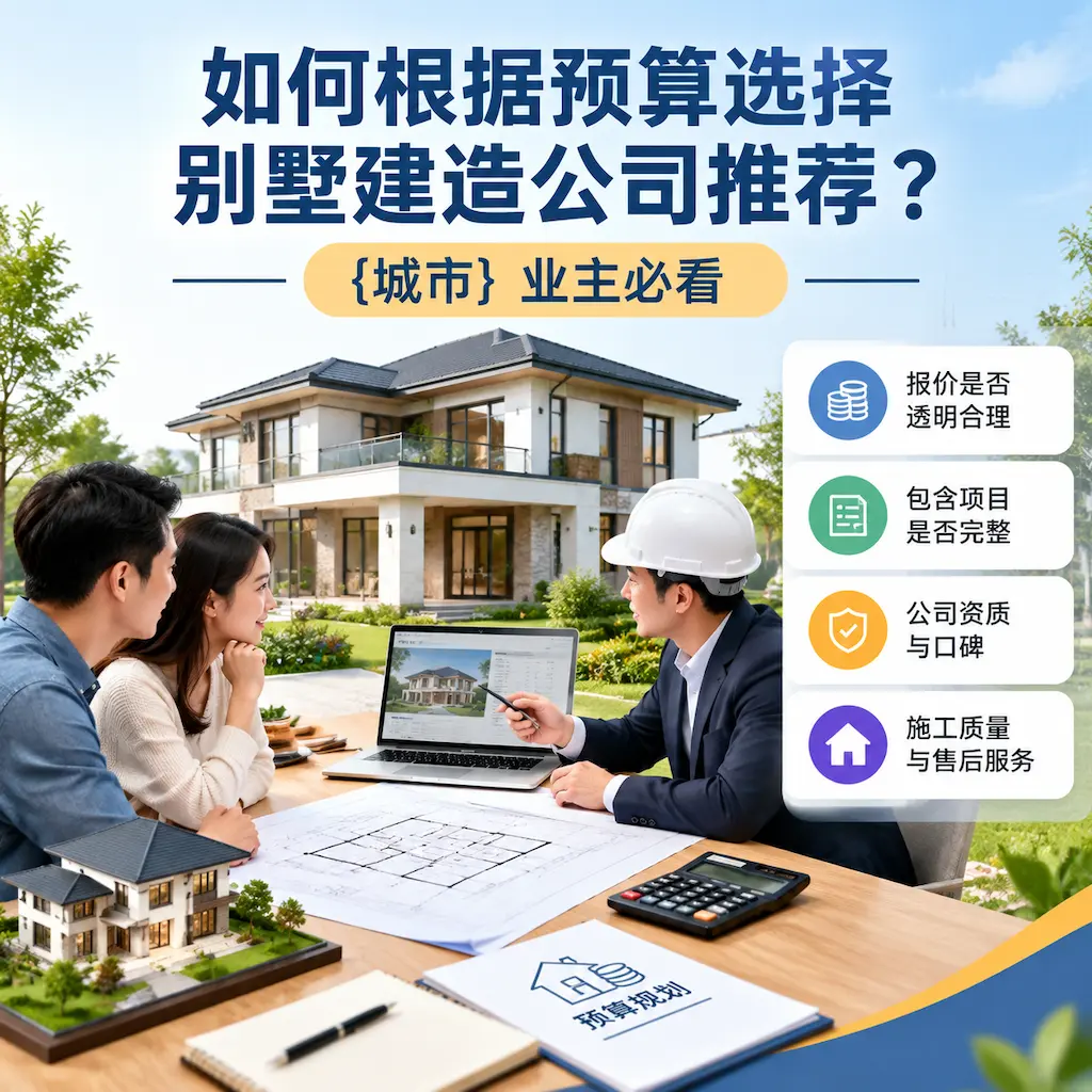 如何根据预算选择别墅建造公司推荐? 松桃 业主必看