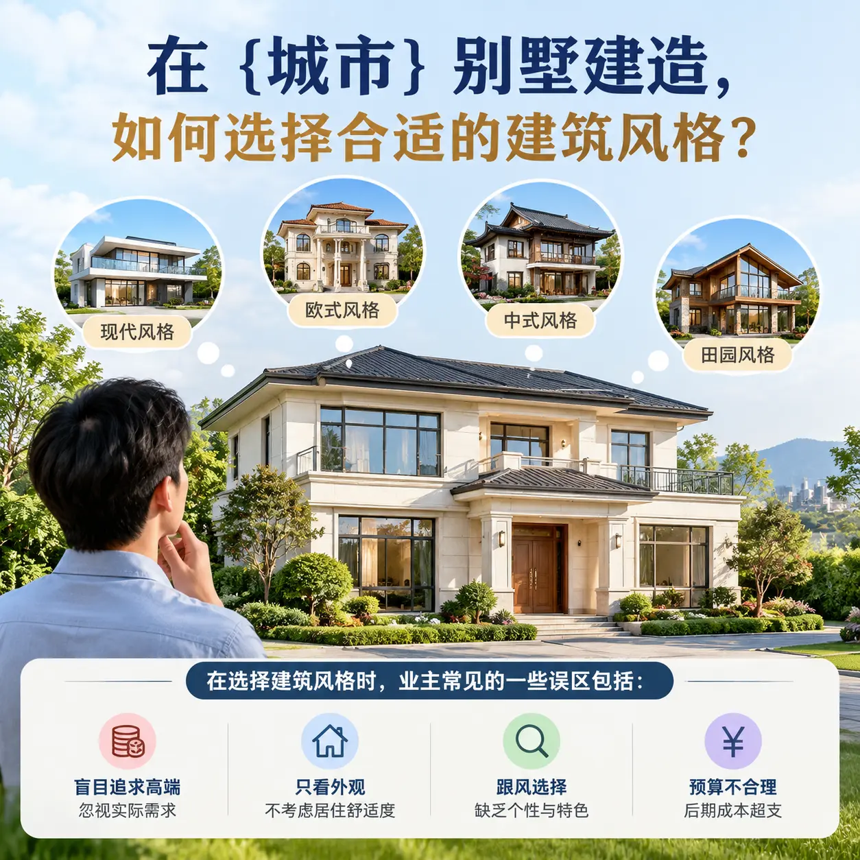 在 松桃 别墅建造,如何选择合适的建筑风格?