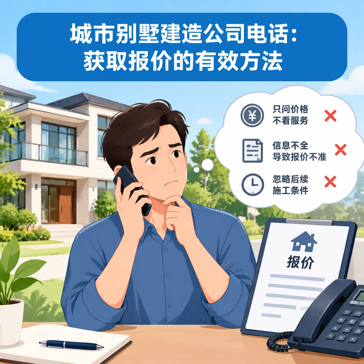 松桃别墅建造公司电话：获取报价的有效方法